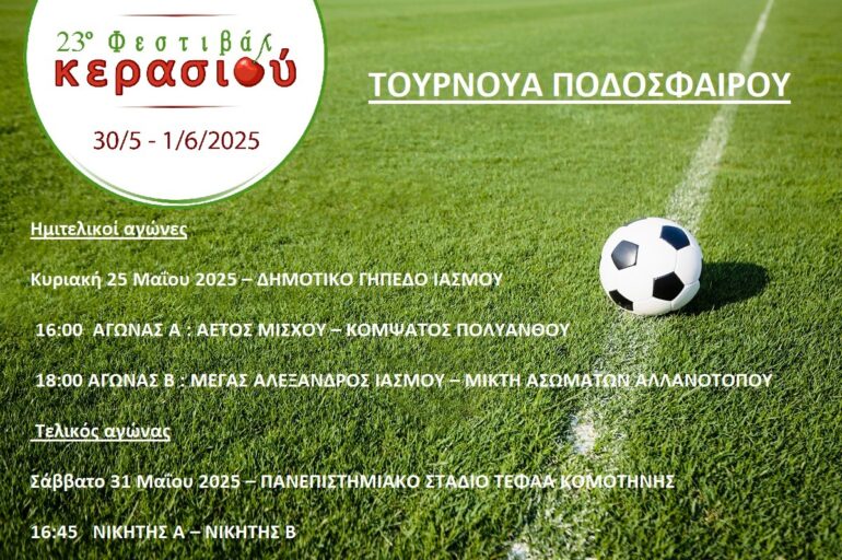 Τουρνουά-Ποδοσφαίρου-–-Φεστιβάλ-Κερασιού-2025