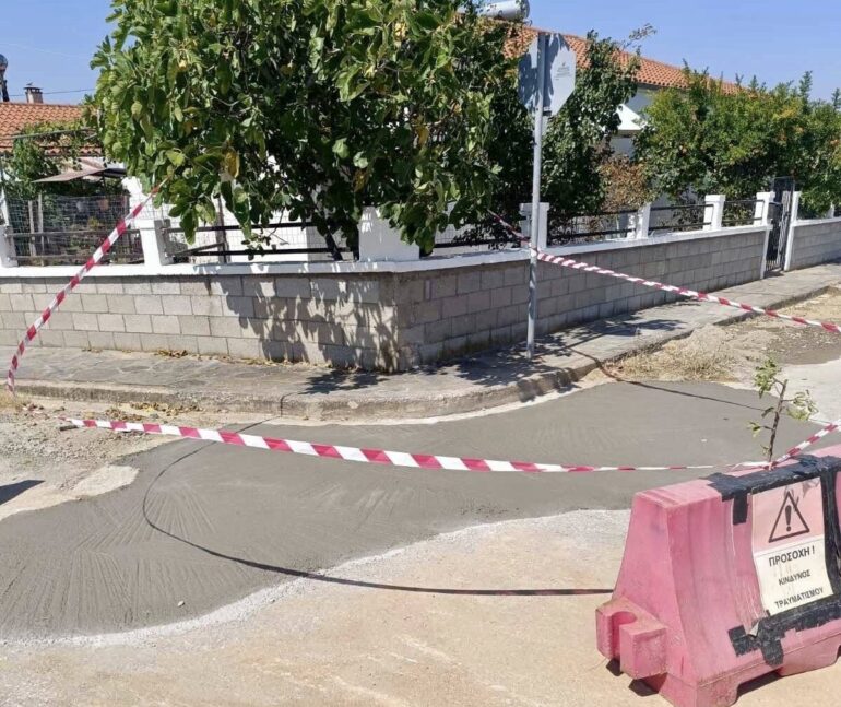 Δήμος-Μαρώνειας-Σαπών:-Αποκατάσταση-δρόμων-σε-Σάπες,-Διώνη-και-Αρίσβη-(φωτος)