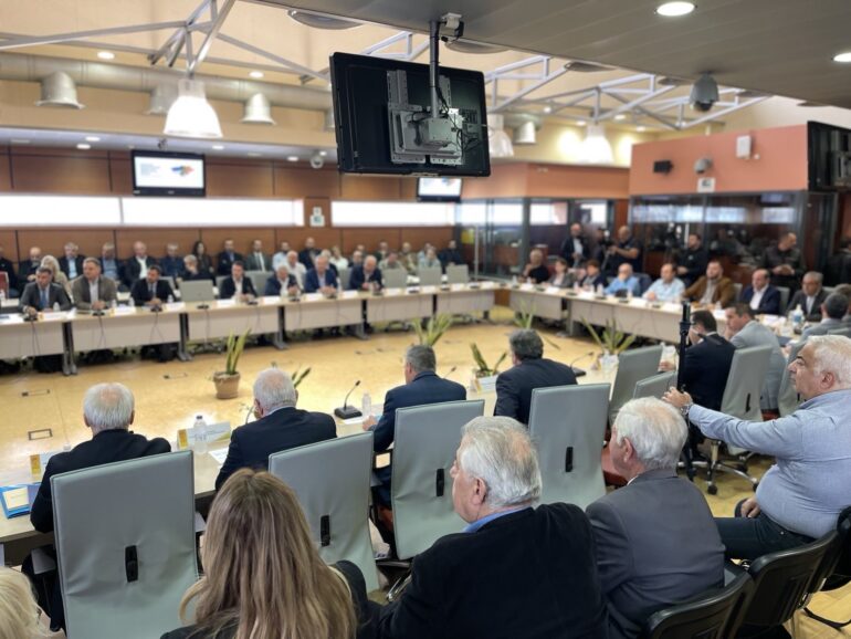 Ο-Κώστας-Γκιουλέκας-συμμετείχε-στο-κυβερνητικό-κλιμάκιο-με-επικεφαλής-τον-υφυπουργό-παρά-τω-Πρωθυπουργώ-Θανάση-Κοντογεώργη-στη-Δράμα