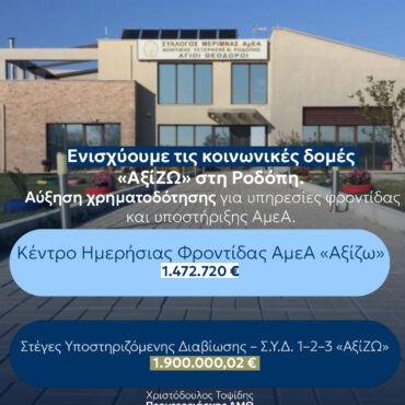 Περιφέρεια-ΑΜΘ-:-Στήριξη-στις-δομές-που-προάγουν-την-αυτονομία-και-την-κοινωνική-ένταξη-στην-ΠΕ.-Ροδόπης