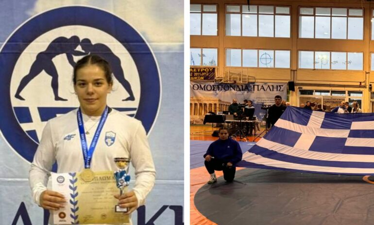 Πανελλήνιο-Πρωτάθλημα-Πάλης-Ανδρών-–-Γυναικών-:-Χρυσό-μετάλλιο-για-την-Νικολέτα-Μπάρμπα