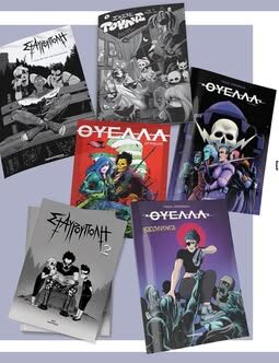 Παρουσίαση-των-κόμικς-του-Νίκου-Καμπασελέ-στο-φουαγιέ-του-Μεγάρου-Μουσικής-Κομοτηνής