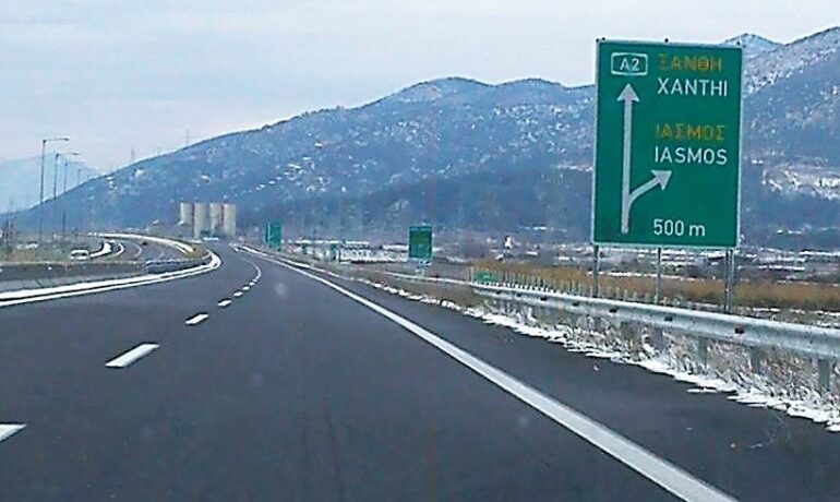 Έργα-ασφαλτόστρωσης-στο-τμήμα-της-Εγνατίας-Οδού-Ιάσμου-Μέστης