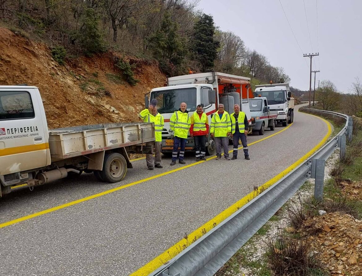 Υλοποιήθηκαν-από-την-ΠΑΜΘ-οι-παρεμβάσεις-βελτίωσης-του-οδικού-δικτύου-στον-Ορεινό-Όγκο-της-ΠΕ-Ροδόπης-(φωτος)