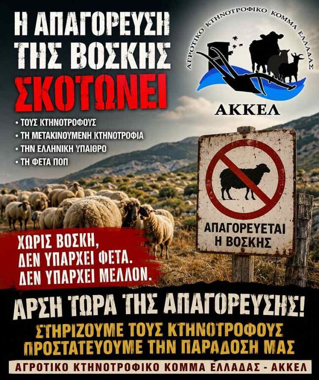 ΑΚΚΕΛ:-Το-υπουργείο-καταστρέφει-τη-μετακινούμενη-κτηνοτροφία-και-υπονομεύει-τη-φέτα-ΠΟΠ-στο-όνομα-μιας-αποτυχημένης-πολιτικής