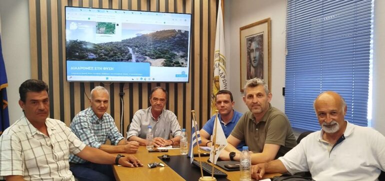 Δυναμική-προώθηση-του-δικτύου-μονοπατιών-στον-Δήμο-Μαρωνείας-Σαπών-με-τη-συμβολή-του-ΕΟΣ-Κομοτηνής