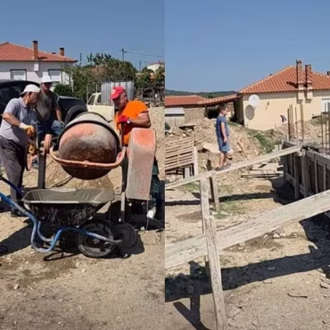 Έβρος:-Οι-κάτοικοι-ενός-χωριού-ένωσαν-τις-δυνάμεις-τους-και-έχτισαν-σπίτι-για-ένα-νεαρό-ζευγάρι